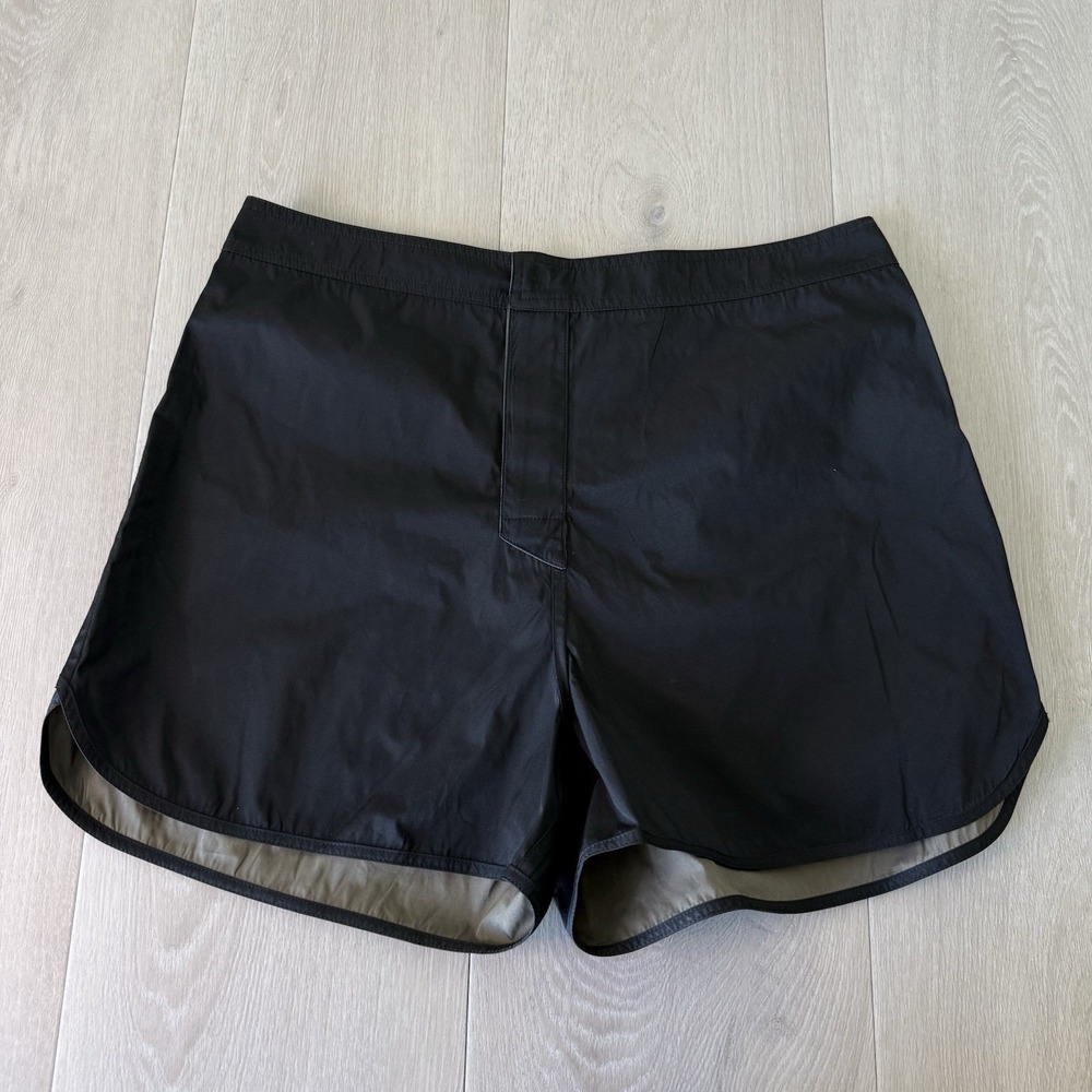 Ansea Black Boardshorts Men's Size M Medium 3" Inseam Made In New York